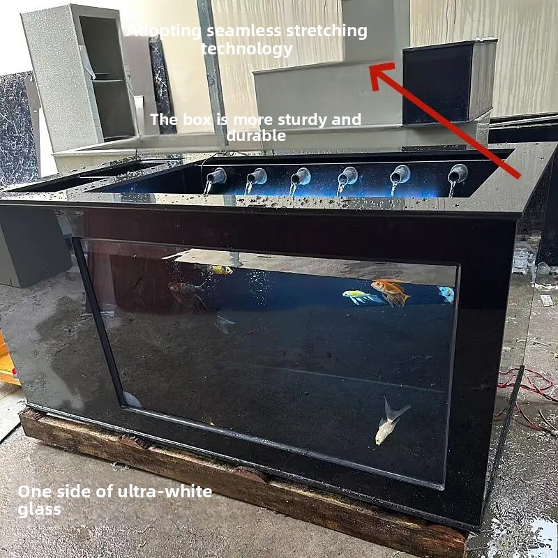 Xl Aquarium Fish - Akwarium XL z bocznym filtrem, ultra-świetlne