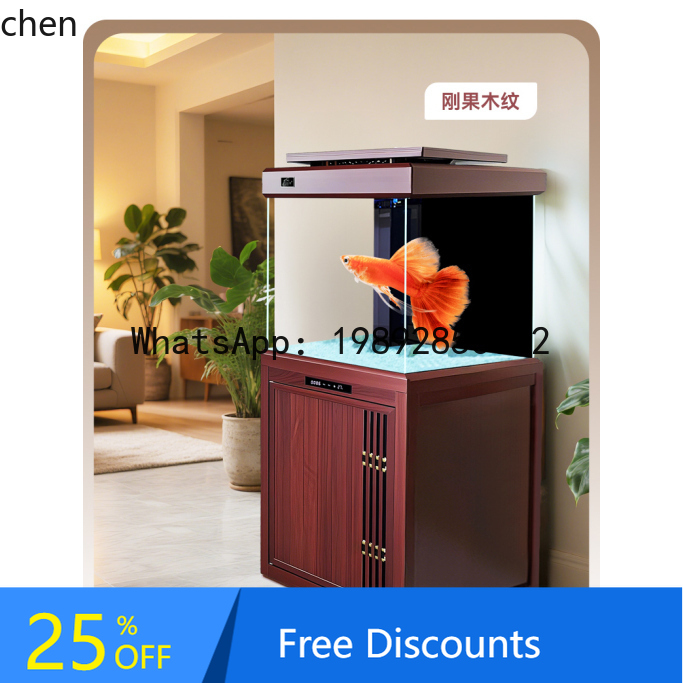 Live Fish Aquarium - akwarium kwadratowe z ultra-białego szkła do
