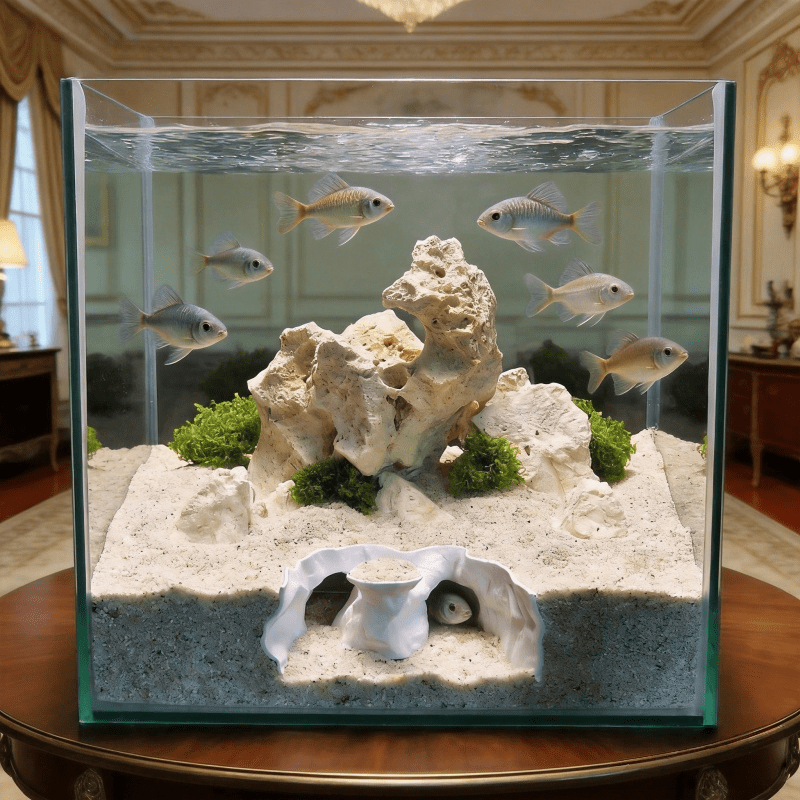Aquarium Fish Hiding Places - Dekoracje akwariowe mogą poprawić poczucie hierarchii