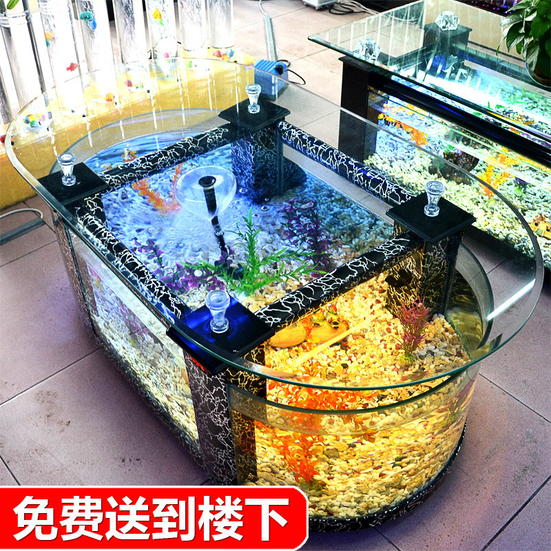 Aquarium Xxl - Duży ekologiczny stolik kawowy akwarium do