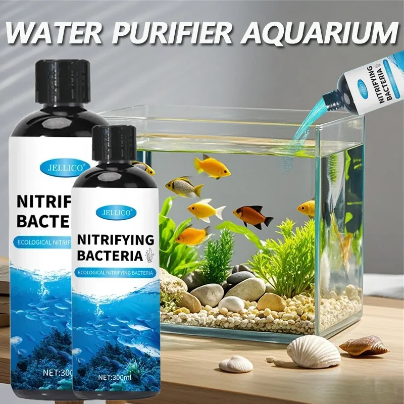 Aquarium Fish Breeding - 300ml Płyn z Bakteriami Nitryfikującymi do