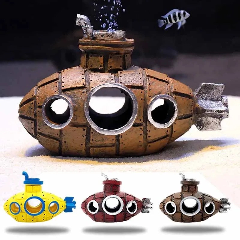 Aquarium Fish Hiding Places - Ozdoby do akwarium z żywicy w