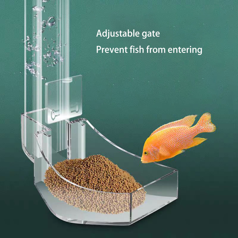Aquarium Fish Variety - Akrylowa rurka do karmienia akwariowych ryb,