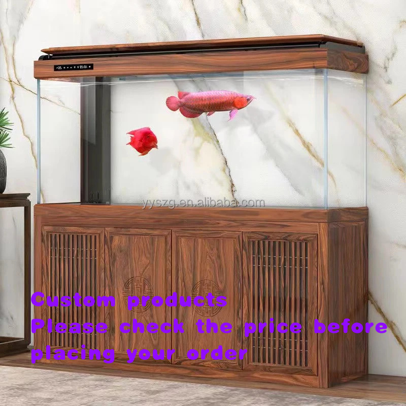 Live Fish Aquarium - Akwarium Prostokątne Szklane Komercyjne Luksusowe Wytrzymałe