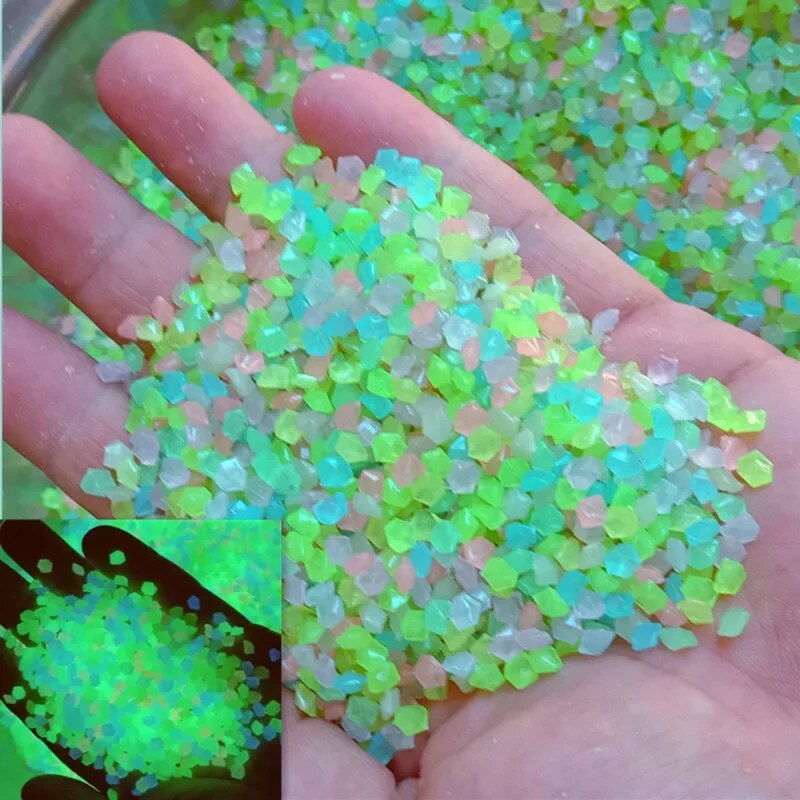 1000szt 3-5mm Świecący piasek  – Aquarium Decoration Rock recenzja i cena