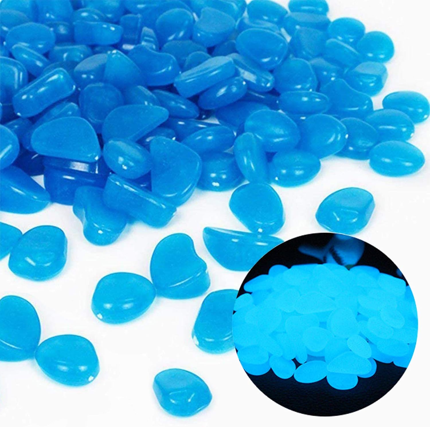 Fish Tank Rocks Glow Blue Pebb – Aquarium Fish Breeding recenzja i cena