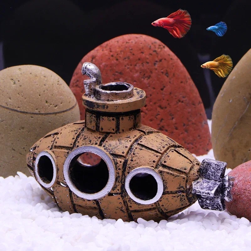 Ozdoby do akwarium z żywicy w  – Aquarium Fish Hiding Places recenzja i cena