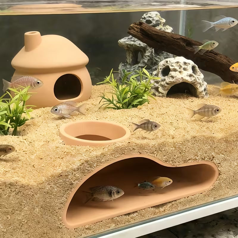 Apcarium: Tunel dla ryb, kryjó – Aquarium Fish Hiding Places recenzja i cena